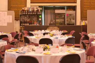 Photo of tables at AFIA dinner