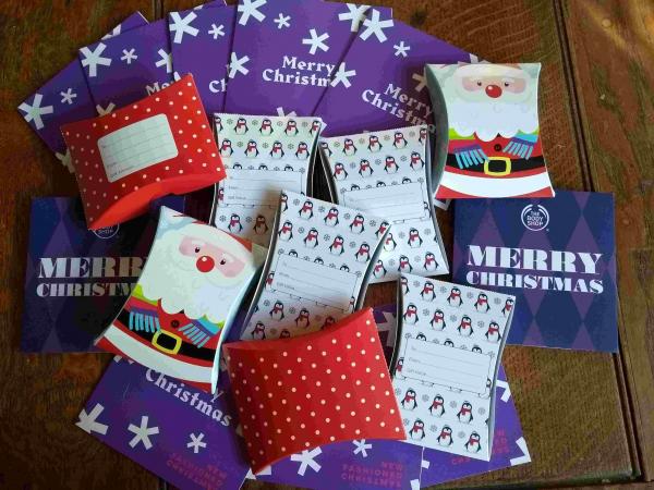 Gift tokens for the womens' refuges