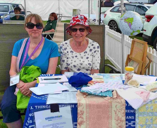 MU stand at the Suffolk Show