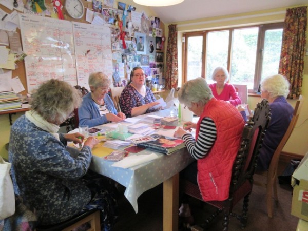 Making cards for prisoners