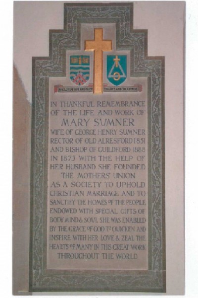 Mary Sumner memorial