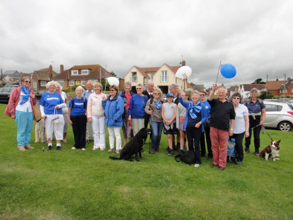 Photo of sponsored walk
