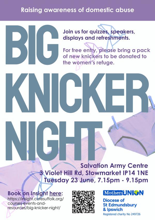 MU Knicker Night Poster 2